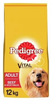 Pedigree Complete Beef and Vegetable Dry Dog Food 12kg