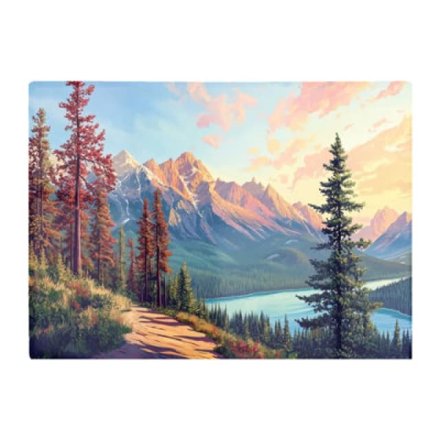 Warren Reed Designer A Walk Through The Mountains Chopping Board
