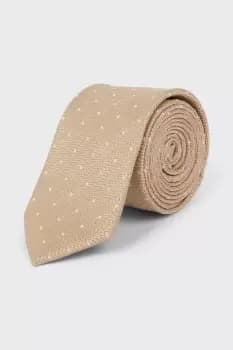 Champagne Slim Tonal Spot Tie