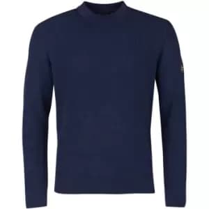 Barbour International Corser Crew Knitshirt - Purple