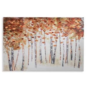 Arthouse Copper Birch Wall Canvas