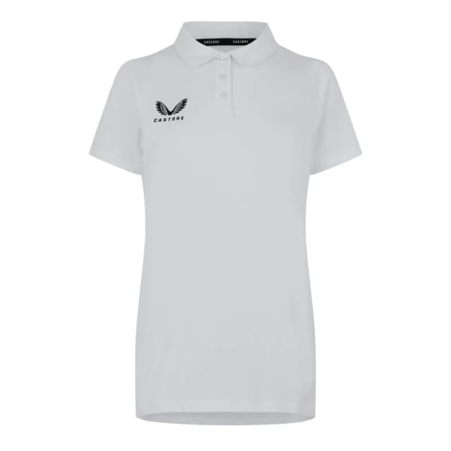 Castore Short Sleeve Polo Womens - White White 8