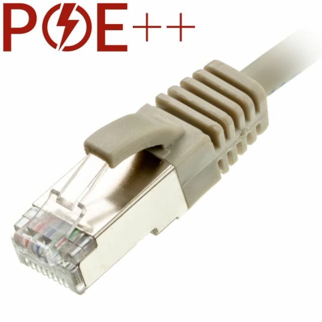 Cablenet 0.5m Cat6a RJ45 Grey U/FTP LSOH 30AWG Slim Snagless Booted Pa