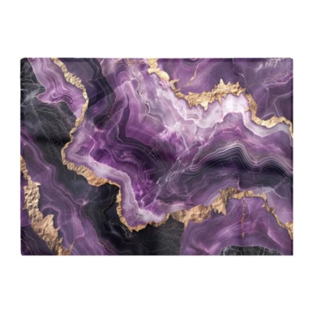 Warren Reed Designer Deep Purple Marble Effect Chopping Board