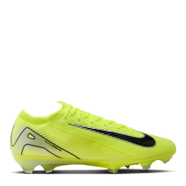 Nike Mercurial Vapor 16 Elite Adults Firm Ground Football Boots Volt/Black male 12 (47.5)