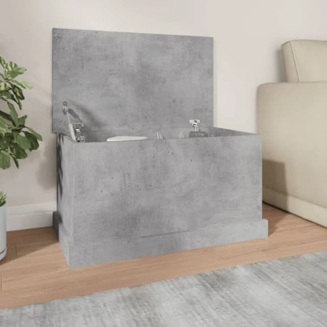 VIDAXL Vidaxl - Storage Box Concrete Grey 70x40x38cm Engineered Wood 8720845793982