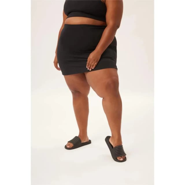 Girlfriend Collective Womens skirt-short Girlfriend Collective High-Rise Noir Female XS