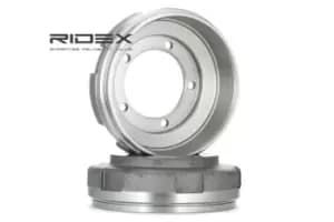 RIDEX Brake Drum FORD 123B0087 1C1W1126AB,1C1W1126AD,1C1W1126AE Rear Brakes,Drum Brake 4095023,4146930,4540218