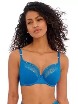Freya Temptress Plunge Bra - Blue Size 32Dd, Women