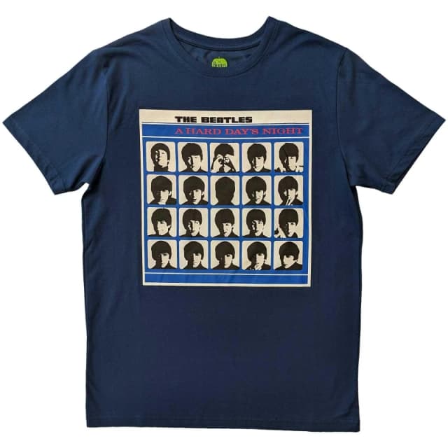 The Beatles The Beatles Men A Hard Day's Night T-Shirt in Blue Size: Medium Blue M Male 5063300878200