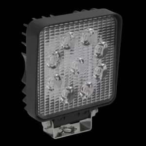 Square Work Light with Mounting Bracket 27W LED