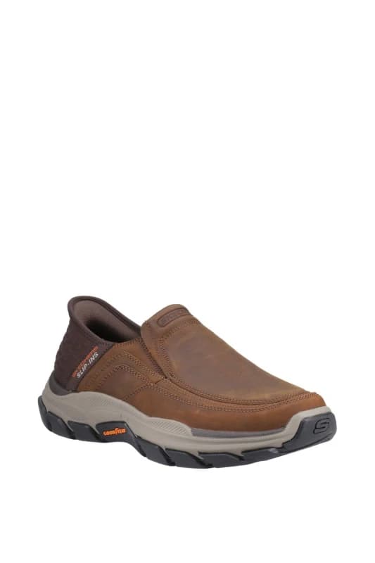 Skechers Respected Elgin Shoes Brown