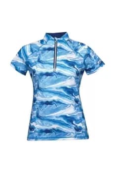 Ruby Marble Short-Sleeved Top