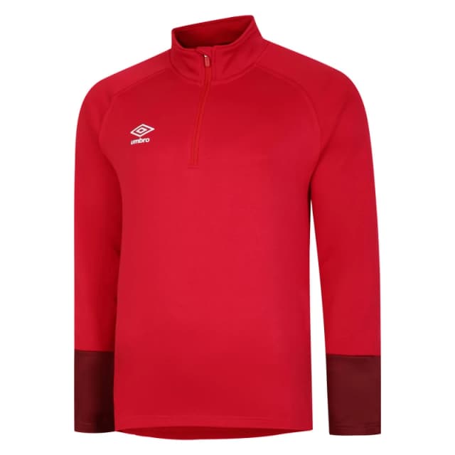 Umbro Umbro Men Total Training Track Jacket in Crimson Size: Small Crimson S Male 5063425873791