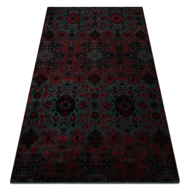 RugsX Wool Omega Rug in Red Size: 200cm x 300cm Red Unisex 200cm x 300 cm