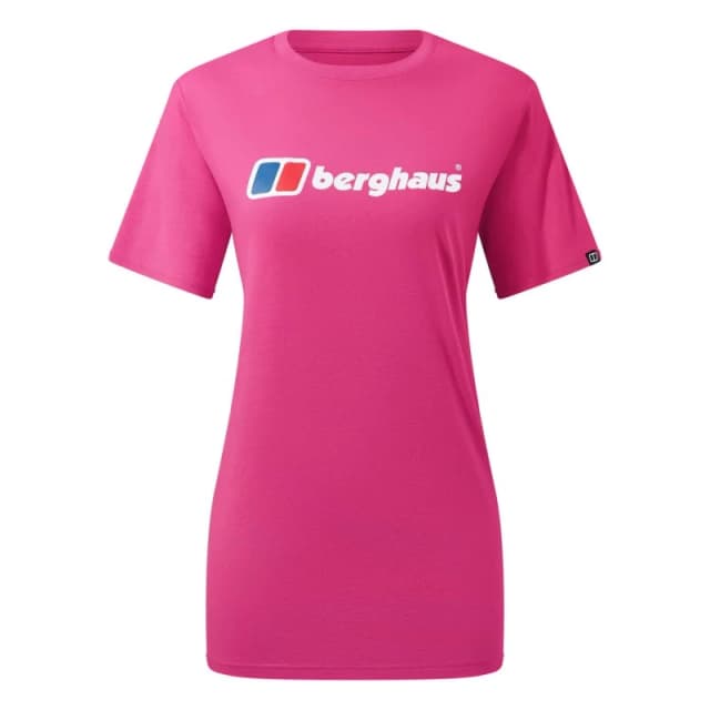 Berghaus Boyfriend Big Classic Logo T-Shirt - Pink Pink 10