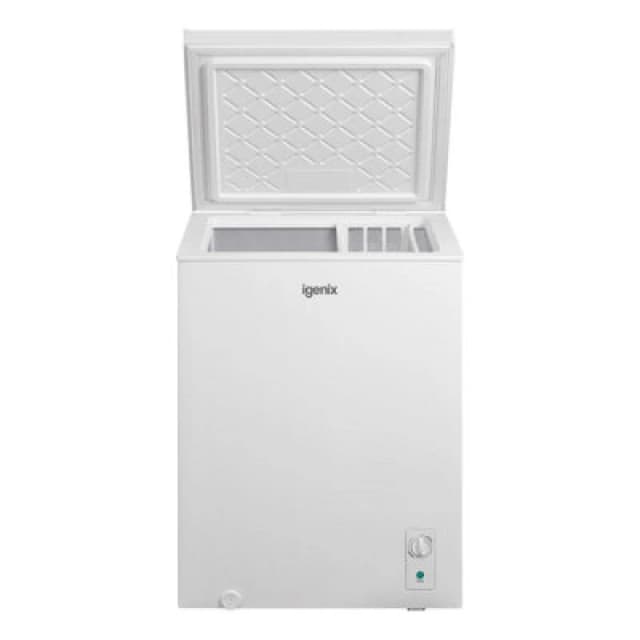 Igenix Freestanding Chest Freezer, 142 Litre White unisex