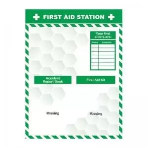 First Aid Station Style 1, Safety Station, ACP 600mm x 800mm