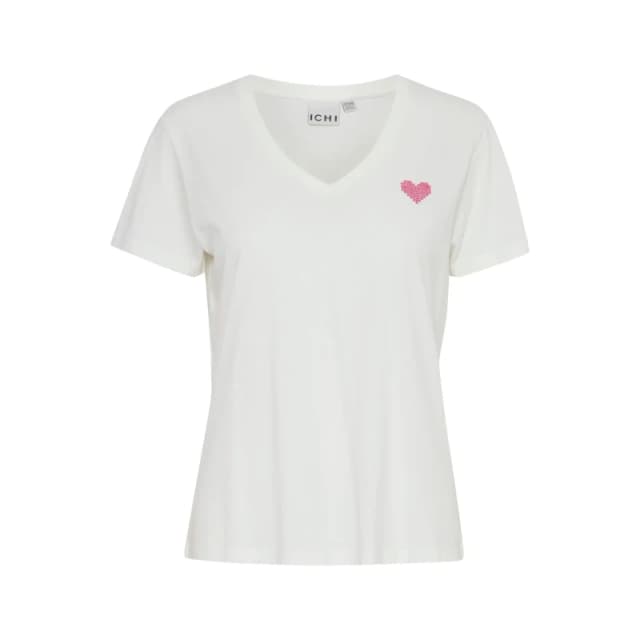 Ichi Womens T-Shirt Ichi Ihkennedy SS9 Blanc Female XS