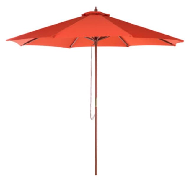 Beliani Market Parasol 270 Cm Toscana Red
