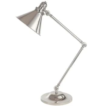 Provence - 1 Light Table Lamp Polished Nickel, E27 - Elstead
