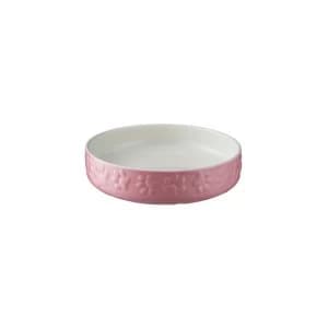 Mason Cash Cat Bowls Bright Coloured Cat Saucer Heavyweight, 13cm Diameter, Pink