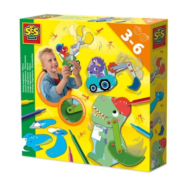 SES Creative Young engineers - Dinos Multi unisex One Size