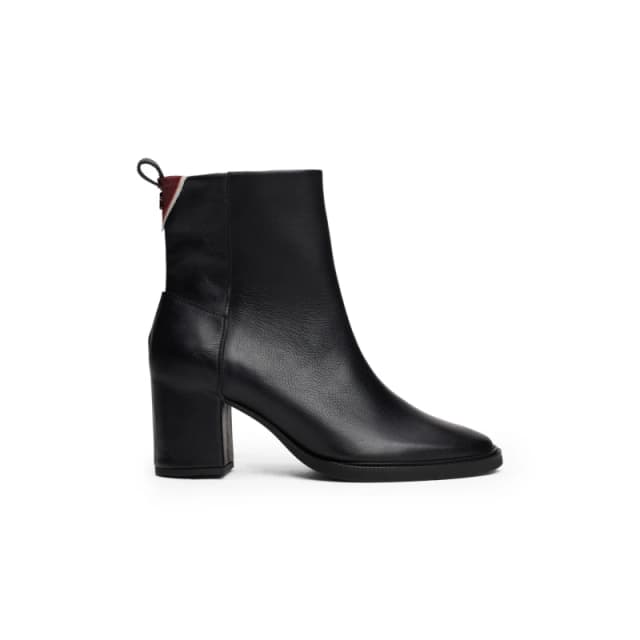 Tommy Hilfiger ANKLE BOOT MID WRAPPED LTHR HEEL - Black 7