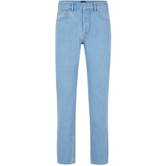 Boss Mens Taber Edge Straight Leg Jeans Pastel Blue male 33W R