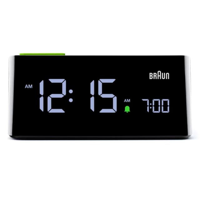 Braun Clocks Braun Digital Alarm Clock with VA LCD Display Black unisex One Size