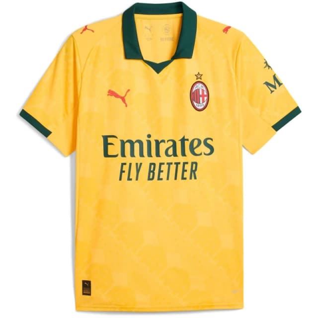 Puma AC Milan Third Shirt 2025/26 Jaune Male S 779979-03