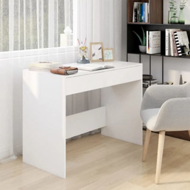 JINLEFU Jinlefu - Desk White 101x50x76.5cm Engineered Wood vidaXL JRVDZX-809557_DE