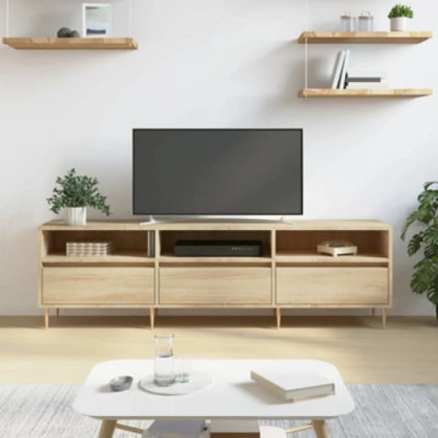 Vidaxl TV Cabinet Sonoma Oak 150X30X44.5cm Engineered Wood
