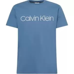 Calvin Klein Front Logo T Shirt - Blue