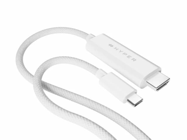 HYPER HYPER HyperDrive USB-C to HDMI 4K60Hz Cable - White HD6007WHGL