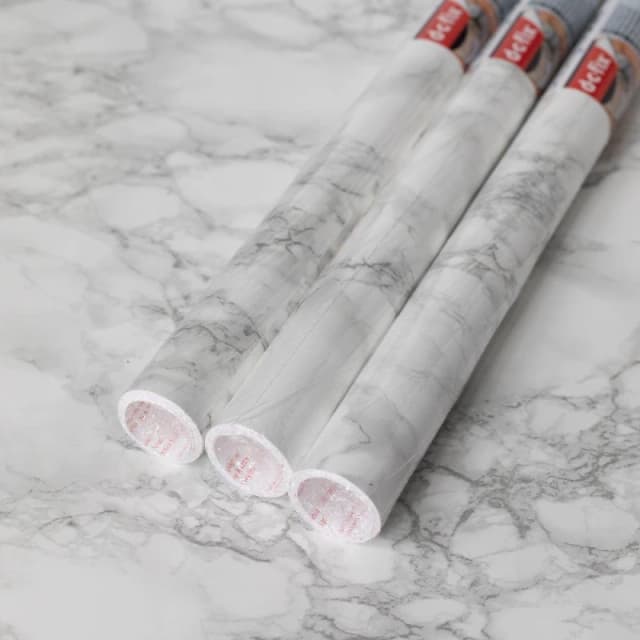 D C Fix dc fix Marble Grey Self Adhesive Vinyl Pack 3 Grey unisex 67X2 PACK3