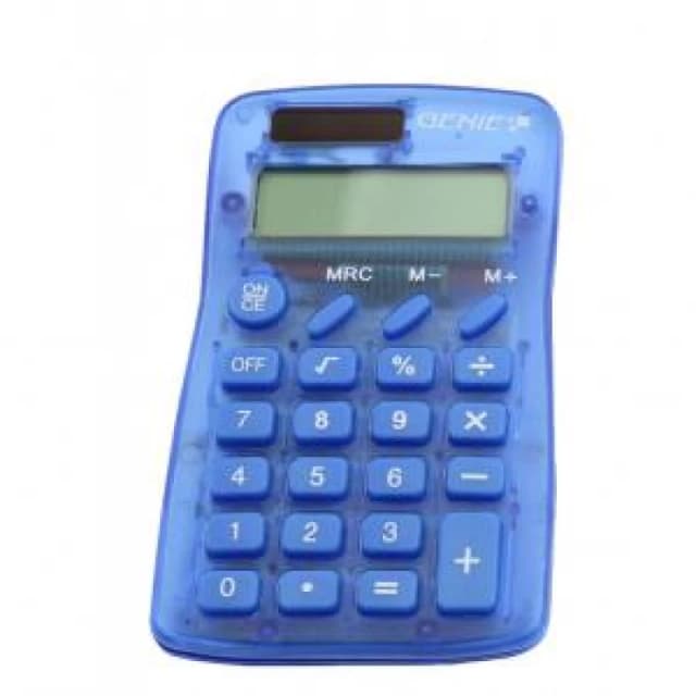 ValueX 8 Digit Pocket Calculator Blue 12595