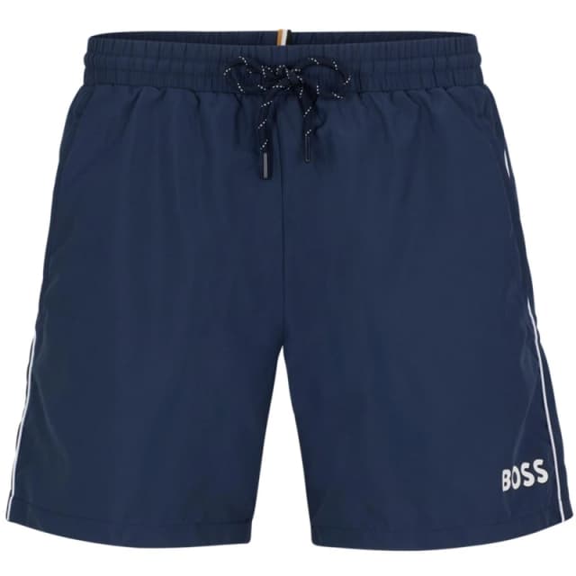 Boss Mens Starfish Breathable Mesh Swim Shorts Navy 413 male Medium