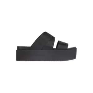 Calvin Klein Jeans Flatform Sandal Webbing - Black