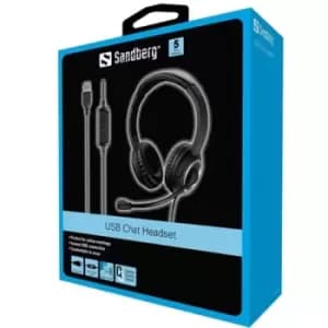 The Sandberg USB Chat Headset with Microphone