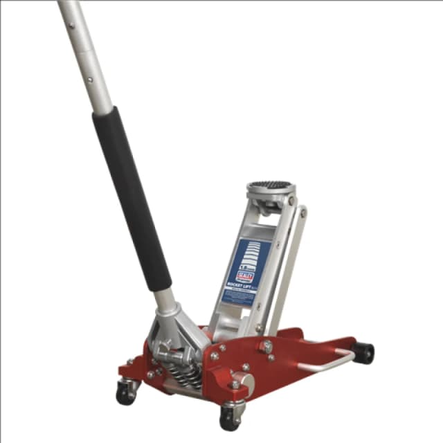 Sealey Premier Trolley Jack 1.8 Tonne Low Profile Aluminium Rocket Lift RJA1800