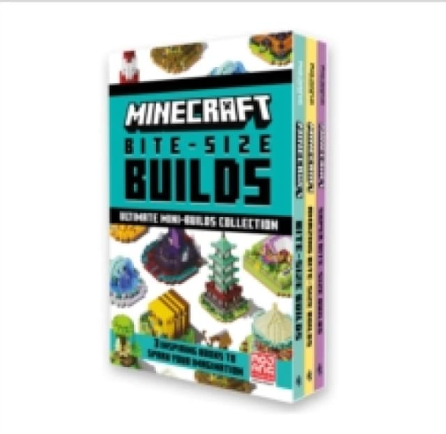 Minecraft Bite-Size Builds 3 Book Set Mojang AB Mojang AB Books