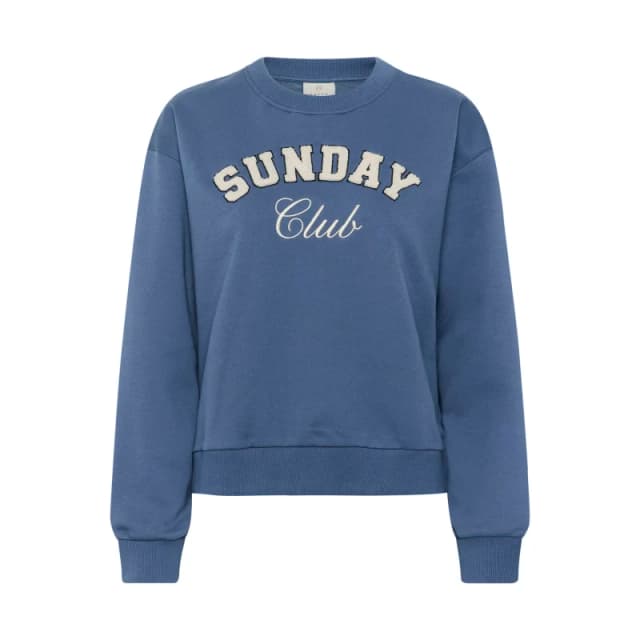 Kaffe Sweatshirt woman KAFFE Elenora Bleu Female 2XL