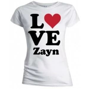 One Direction Love Zayn Skinny White TS: XL