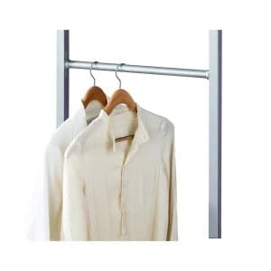 Wickes Wardrobe Rail Hanger Fixed Bar Kit - 550mm