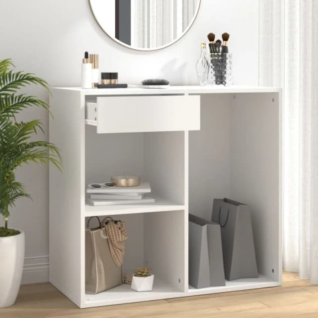 Vidaxl Cosmetic Cabinet White 80X40X75cm Engineered Wood, White 808837