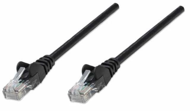 Intellinet Network Patch Cable. Cat5e. 10m. Black. CCA. U/UTP. PVC. RJ