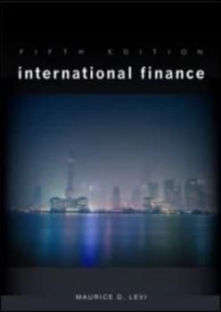 International Finance by Maurice D. Levi Paperback