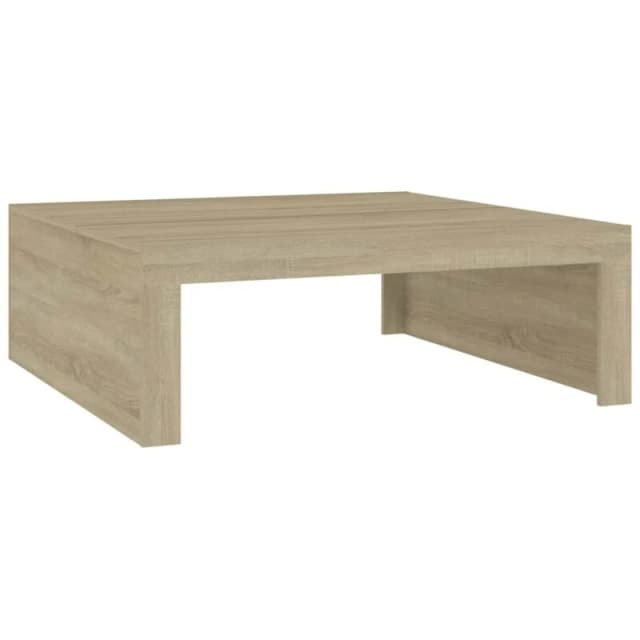 VIDAXL Coffee Table Sonoma Oak 100x100x35cm Engineered Wood Vidaxl 8720286611081