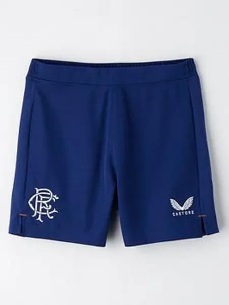 Castore Rangers Junior 23/24 3rd Stadium Shorts - Navy, Size L Navy VN0H0 Unisex L